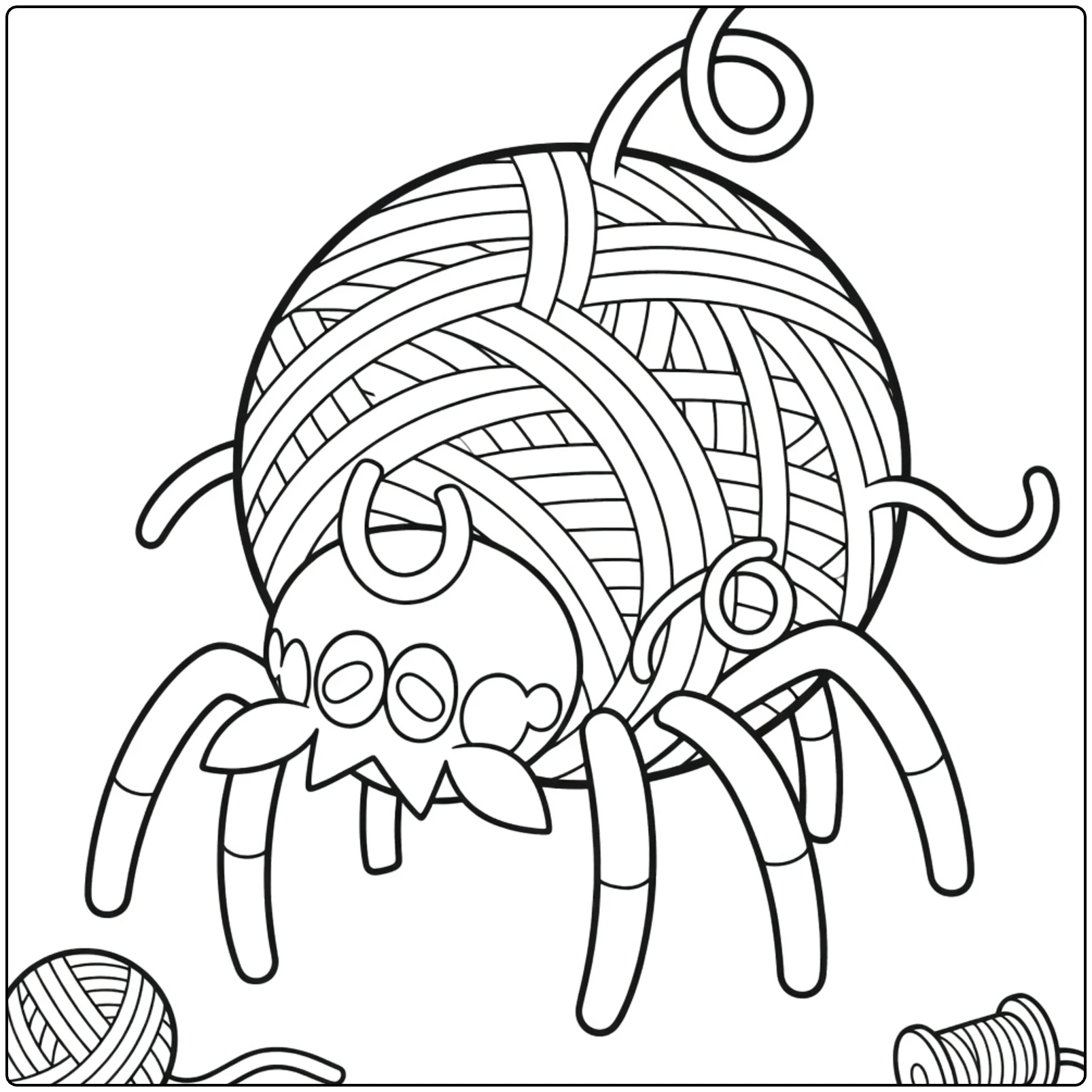 Tarountula coloring page