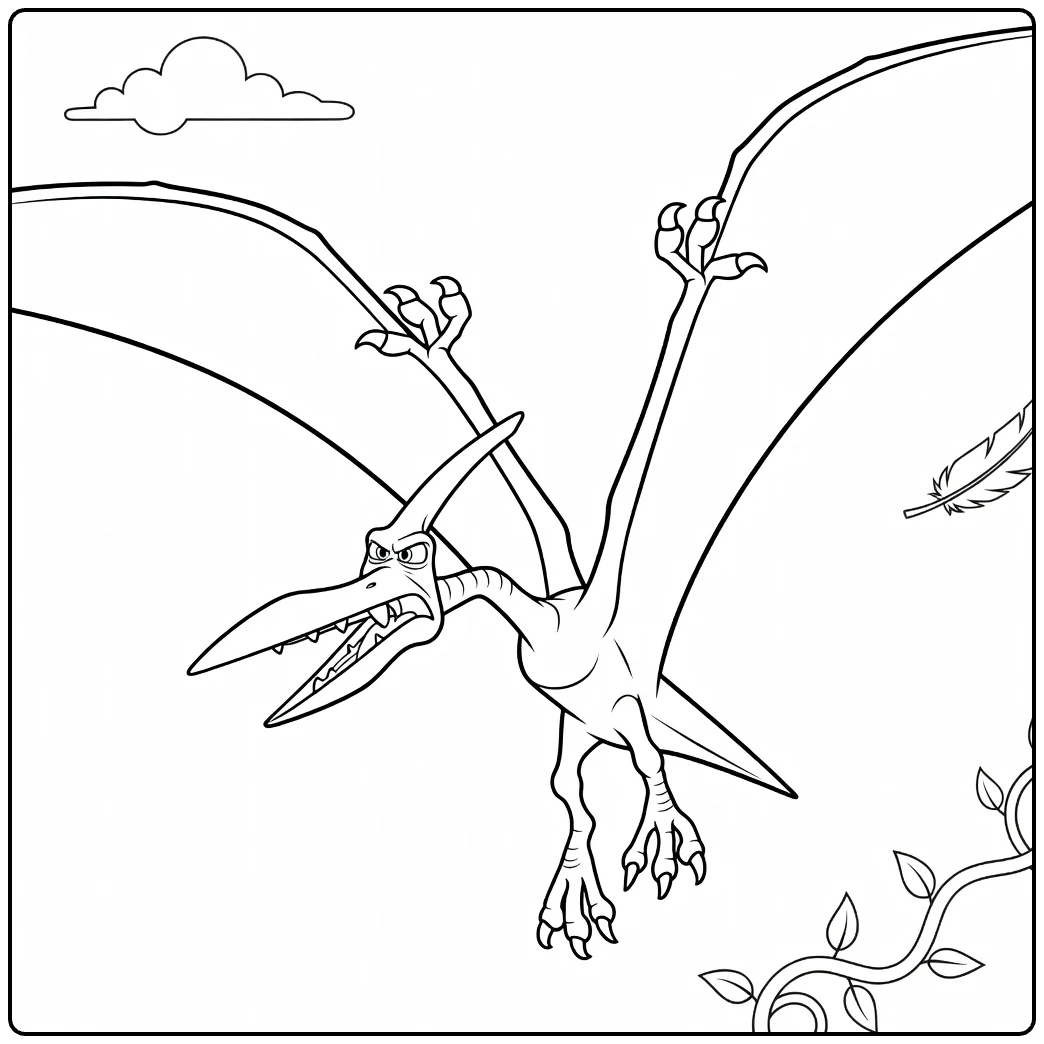 Thunderclap coloring page