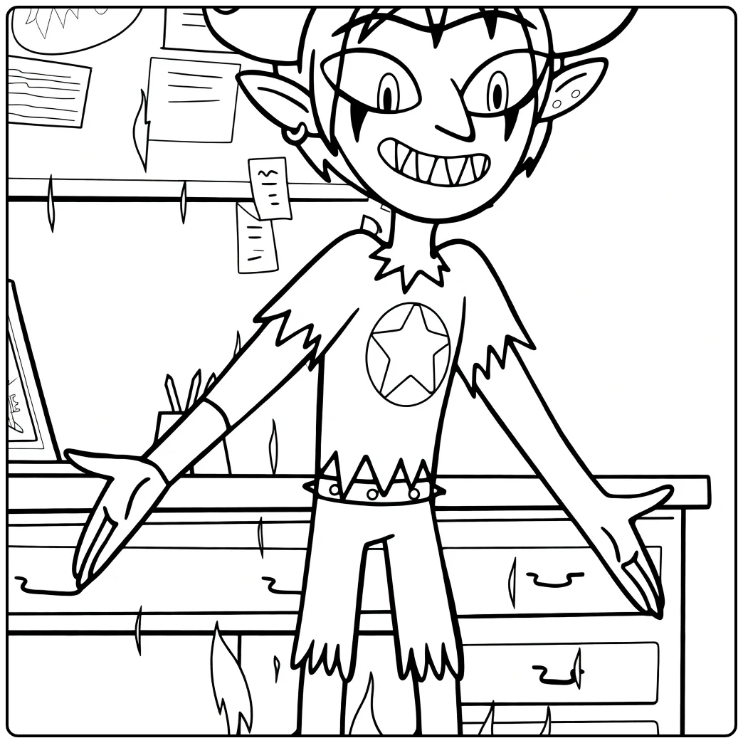 Tom Lucitor coloring page