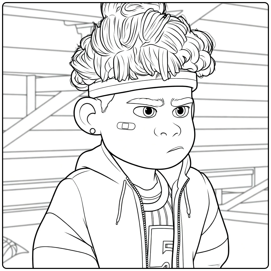 Tyler Nguyen Baker coloring page