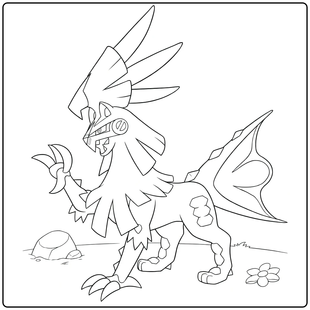 Type Null coloring page