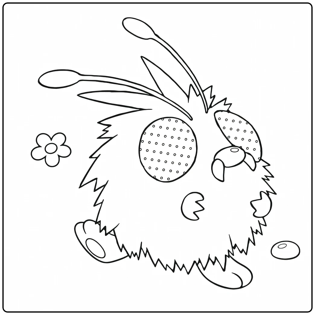 Venonat coloring page