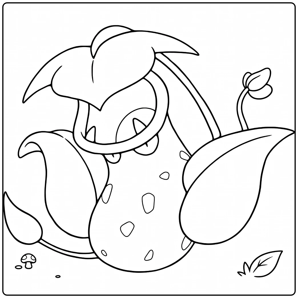 Victreebel Fun Pokemon to Color coloring page