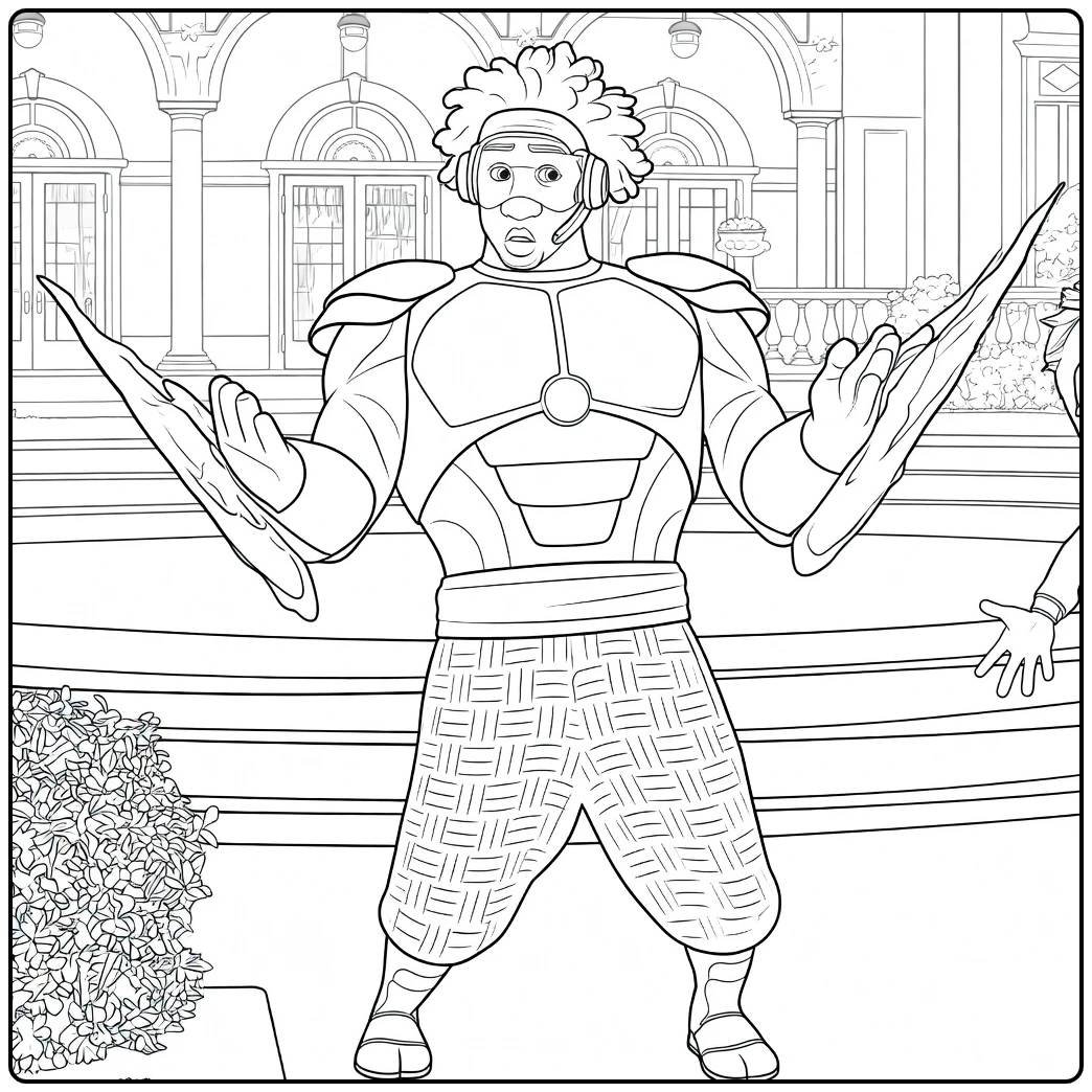 Wasabi coloring page