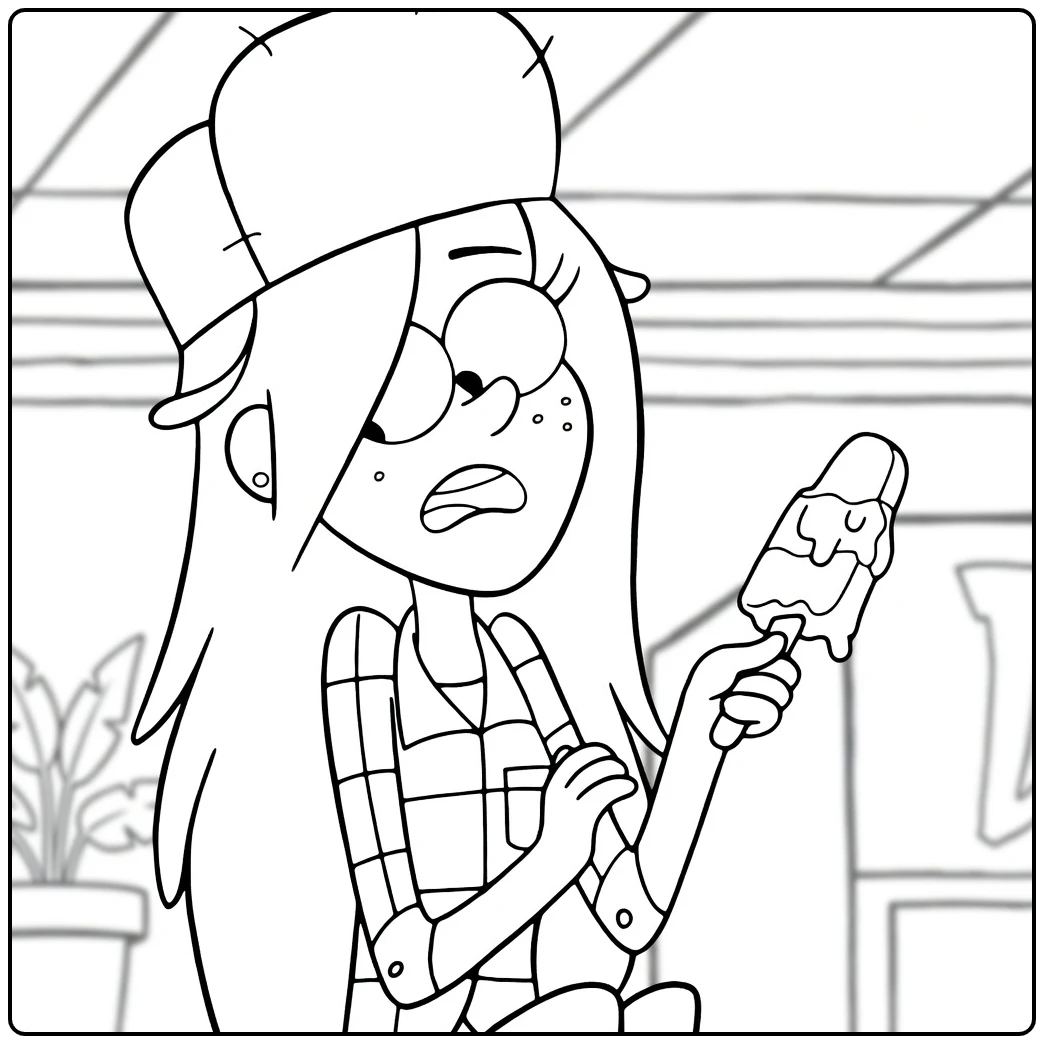 wendy Corduroy and coloring page