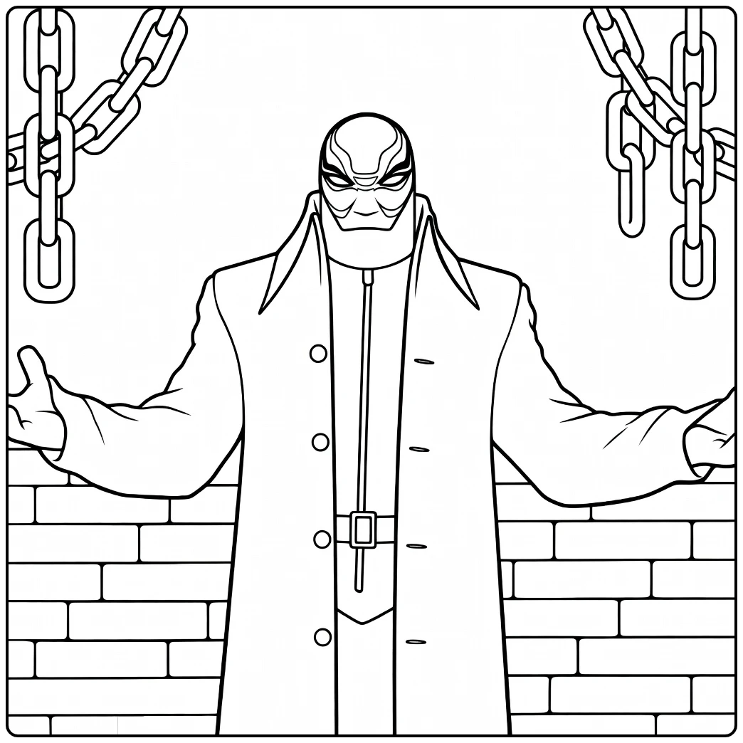 Yokai coloring page