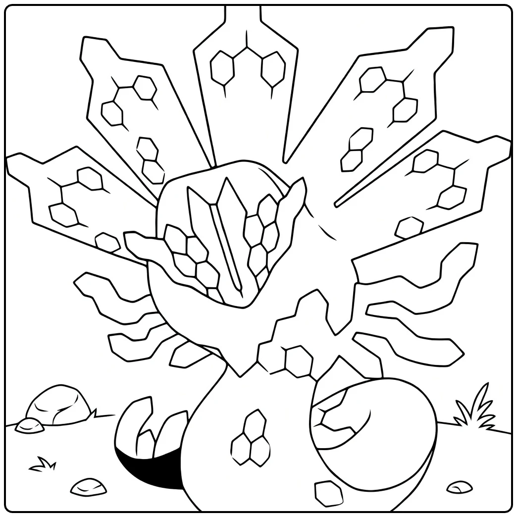 Yveltal coloring page