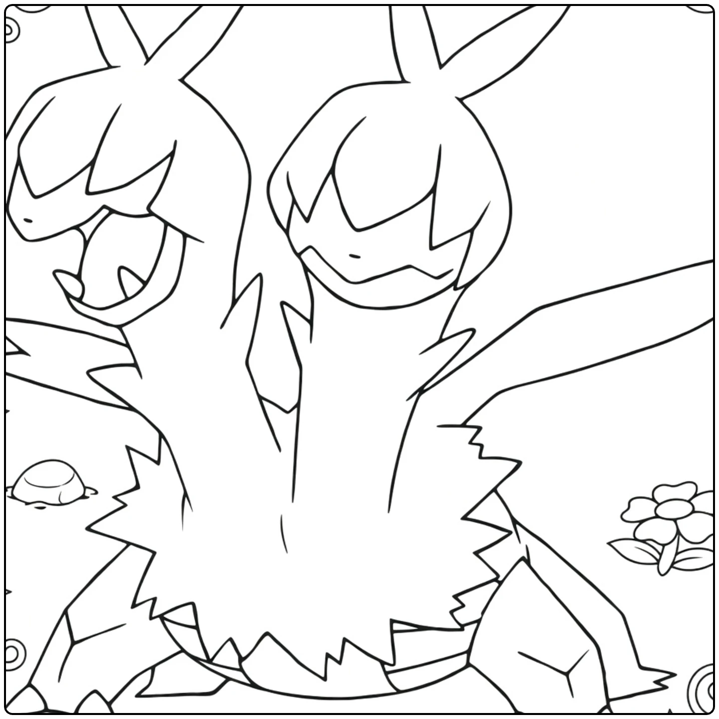 Zweilous for Kids and Fans coloring page