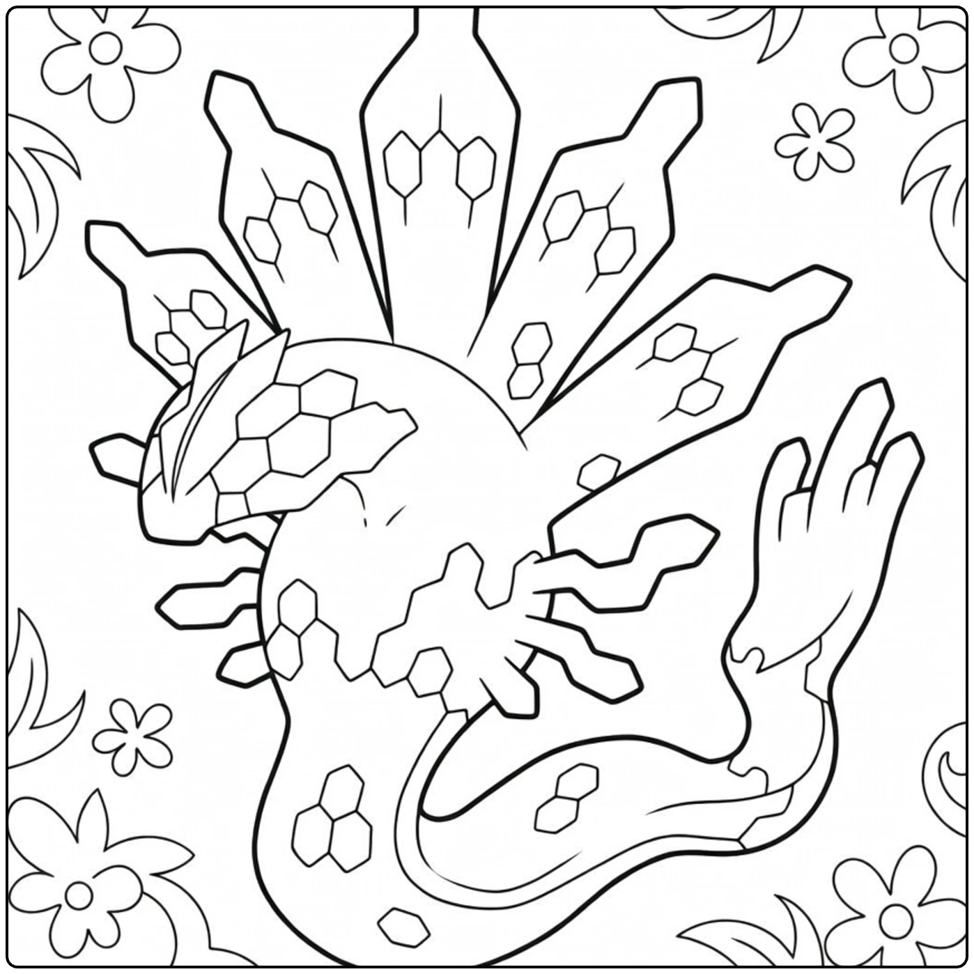 zygarde 50 forme coloring page Pokemon kleurpagina