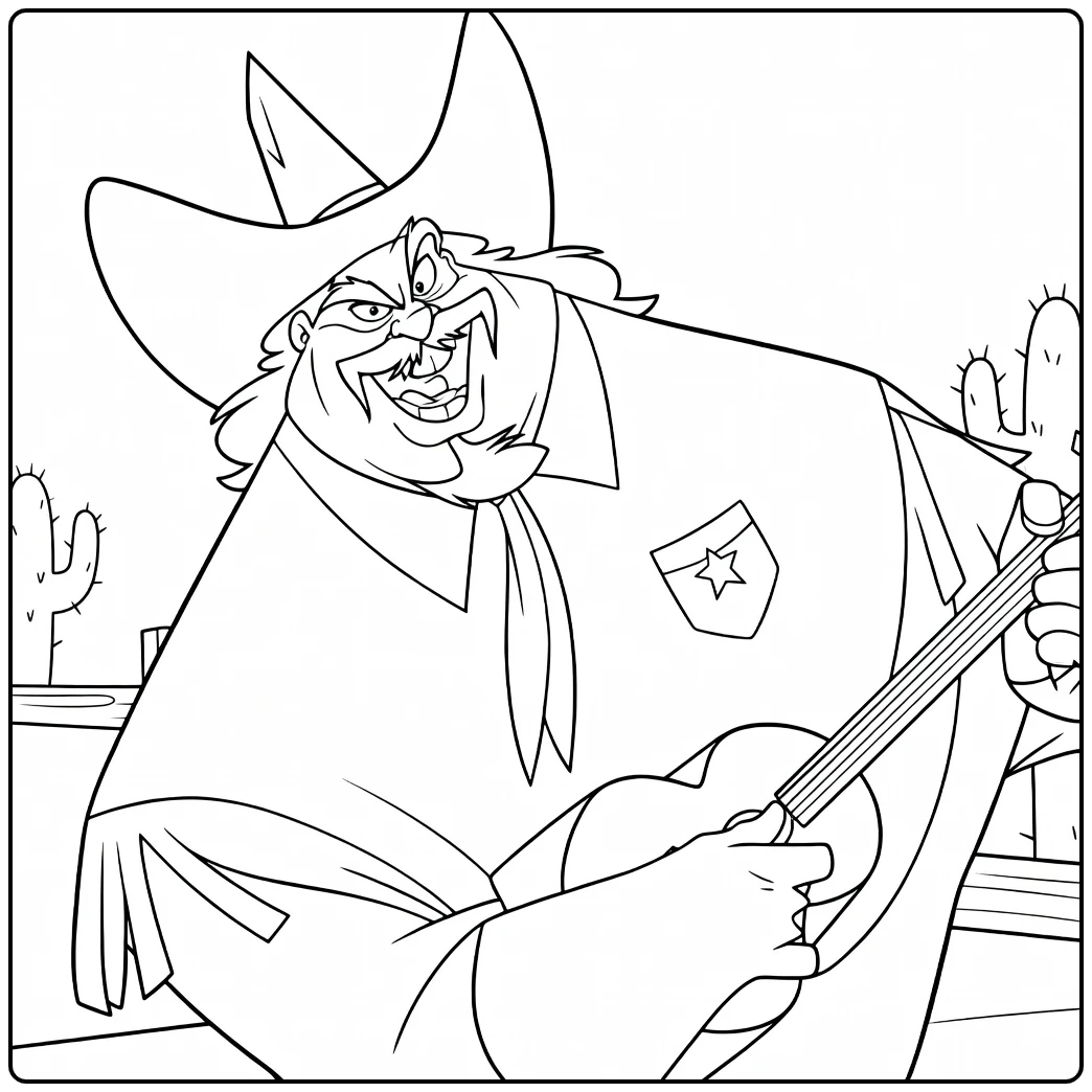 Alameda Slim coloring page