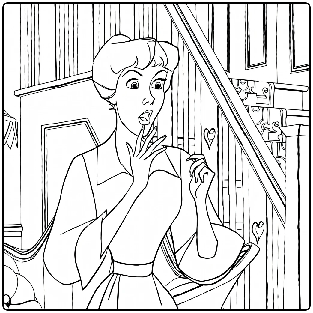 Anita coloring page