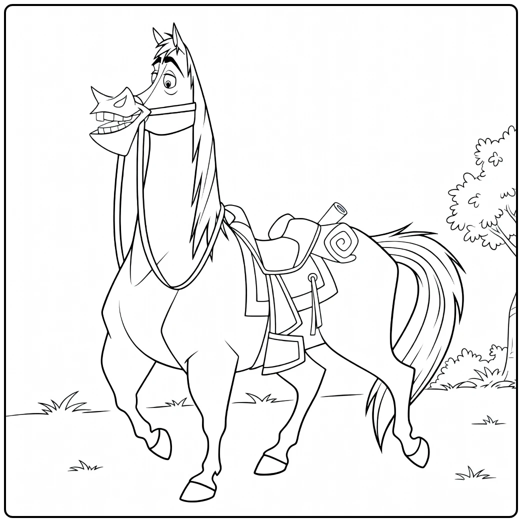 Buck coloring page