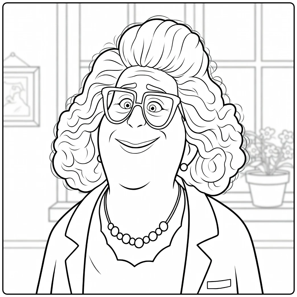 Dr Sam coloring page