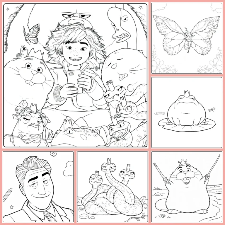 hoppers coloring page collection cover image