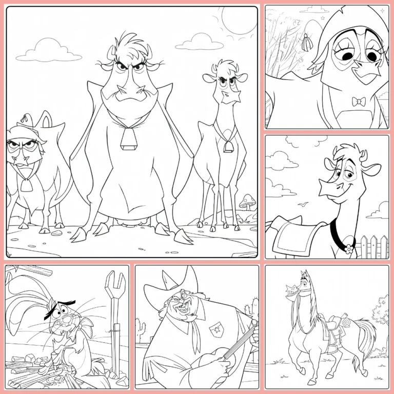 home on the range coloring page collection cover image