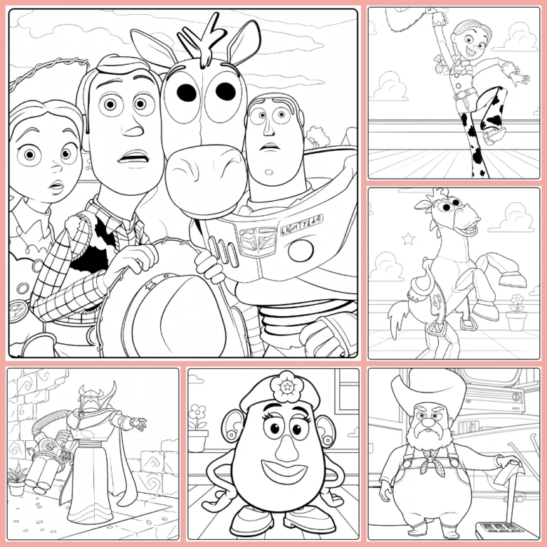 Free Toy Story 2 Coloring Pages to Print (PDFs) cover image