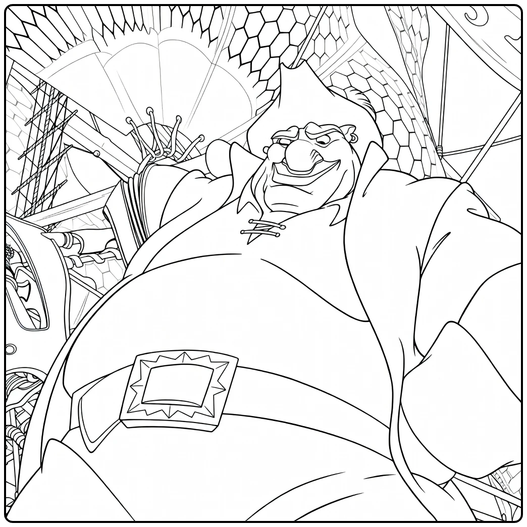John Silver coloring page