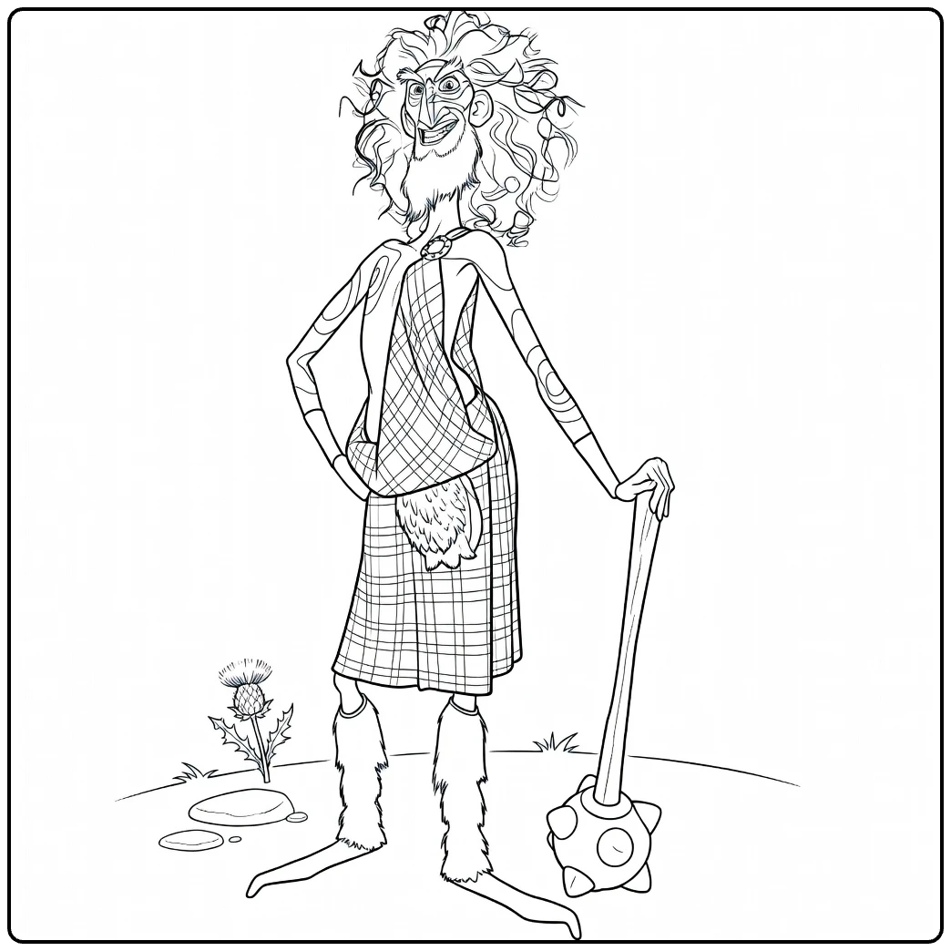 Lord Macintosh coloring page