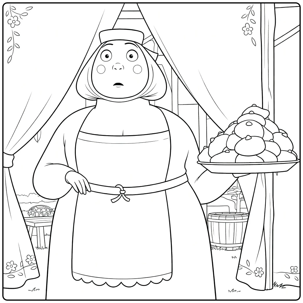 Maudie coloring page