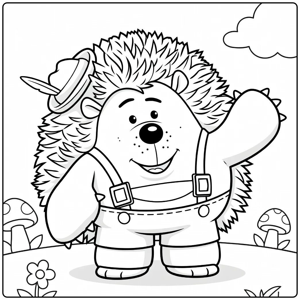 Mr. Pricklepants coloring page to print and color