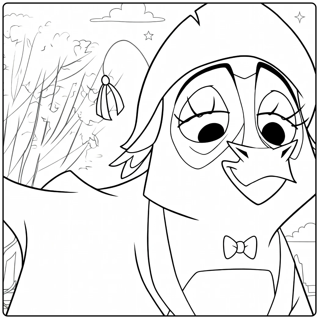 Mrs Calloway coloring page