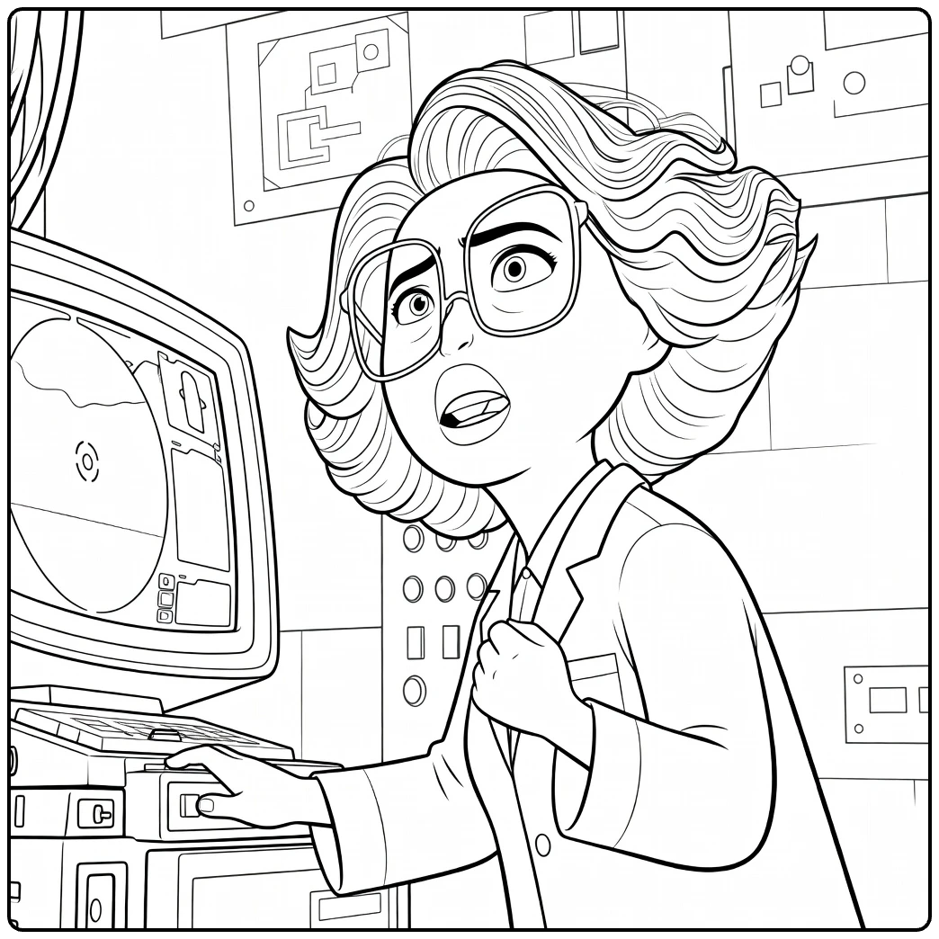Nisha coloring page