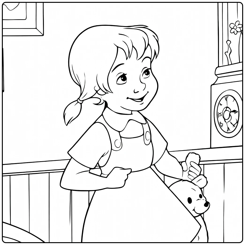 Penny coloring page