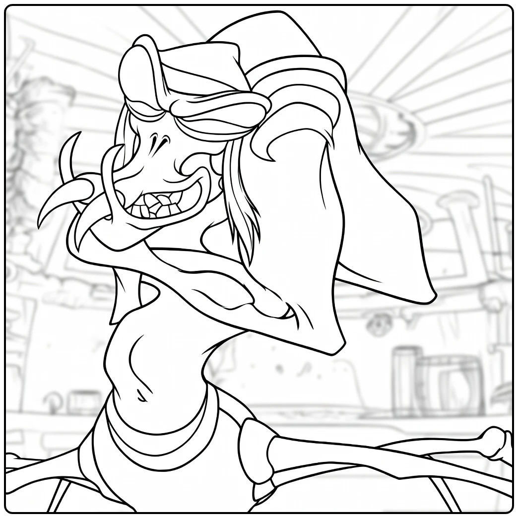 Scroop coloring page