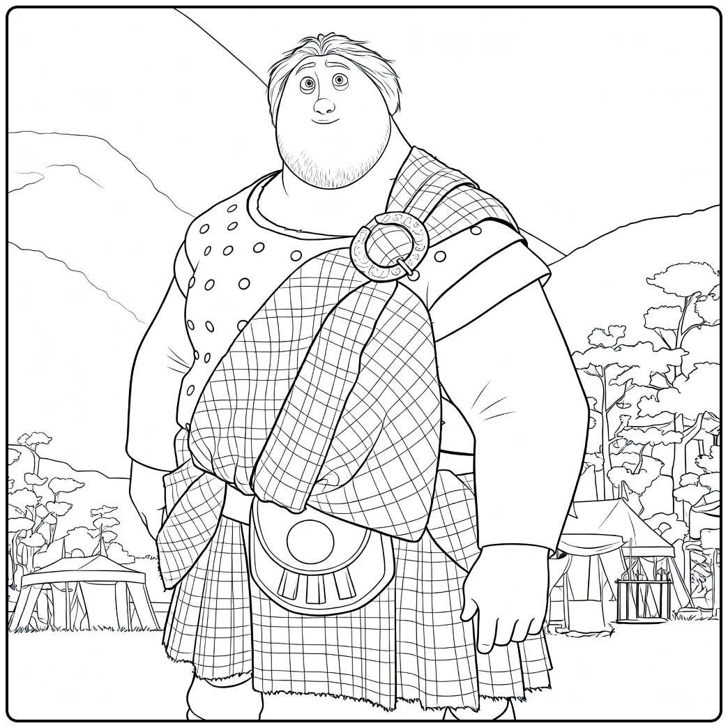 Young Macguffin coloring page